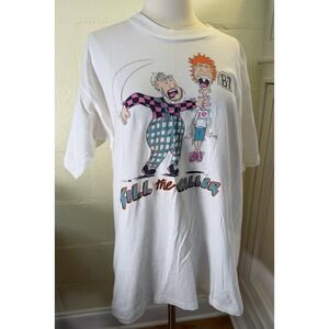 Vintage 1989 Kill The Caller Bingo T Shirt USA Single Stitch Graphic Tee Adult L